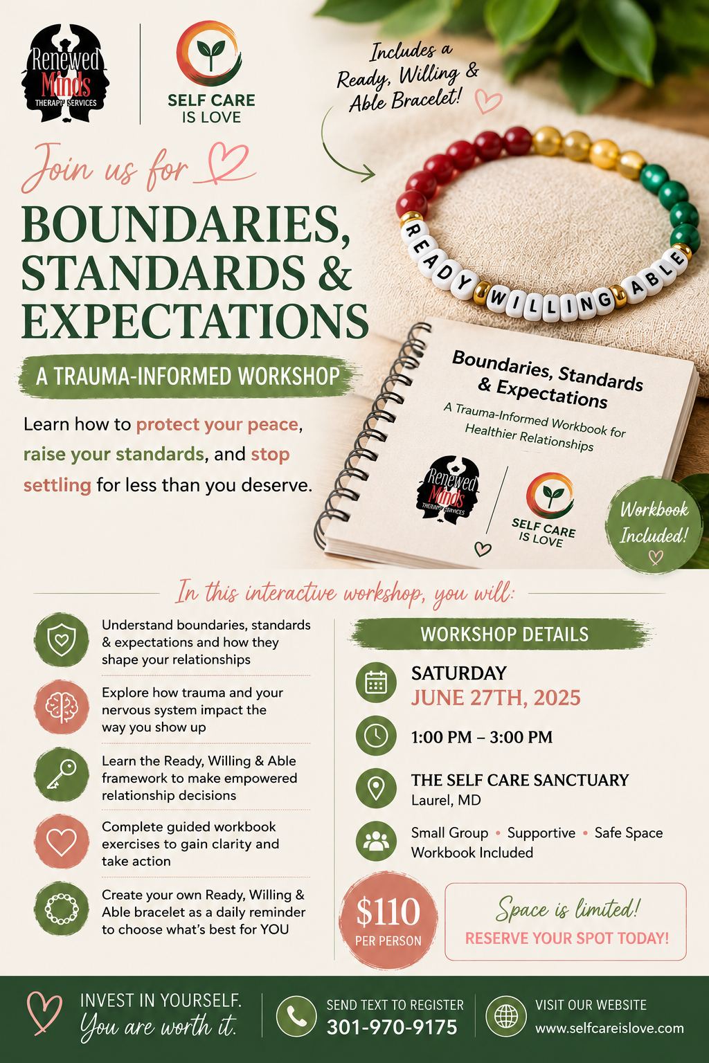 The Boundaries, Standards and Expectations Workshop