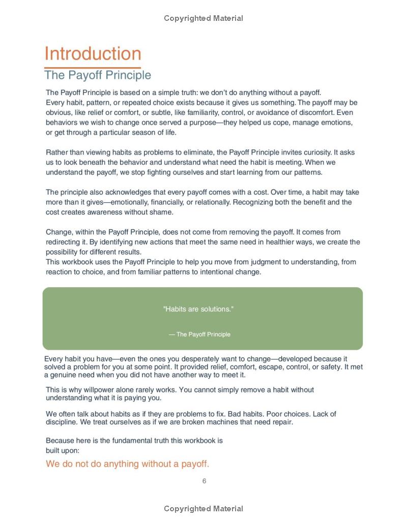 The Payoff Workbook