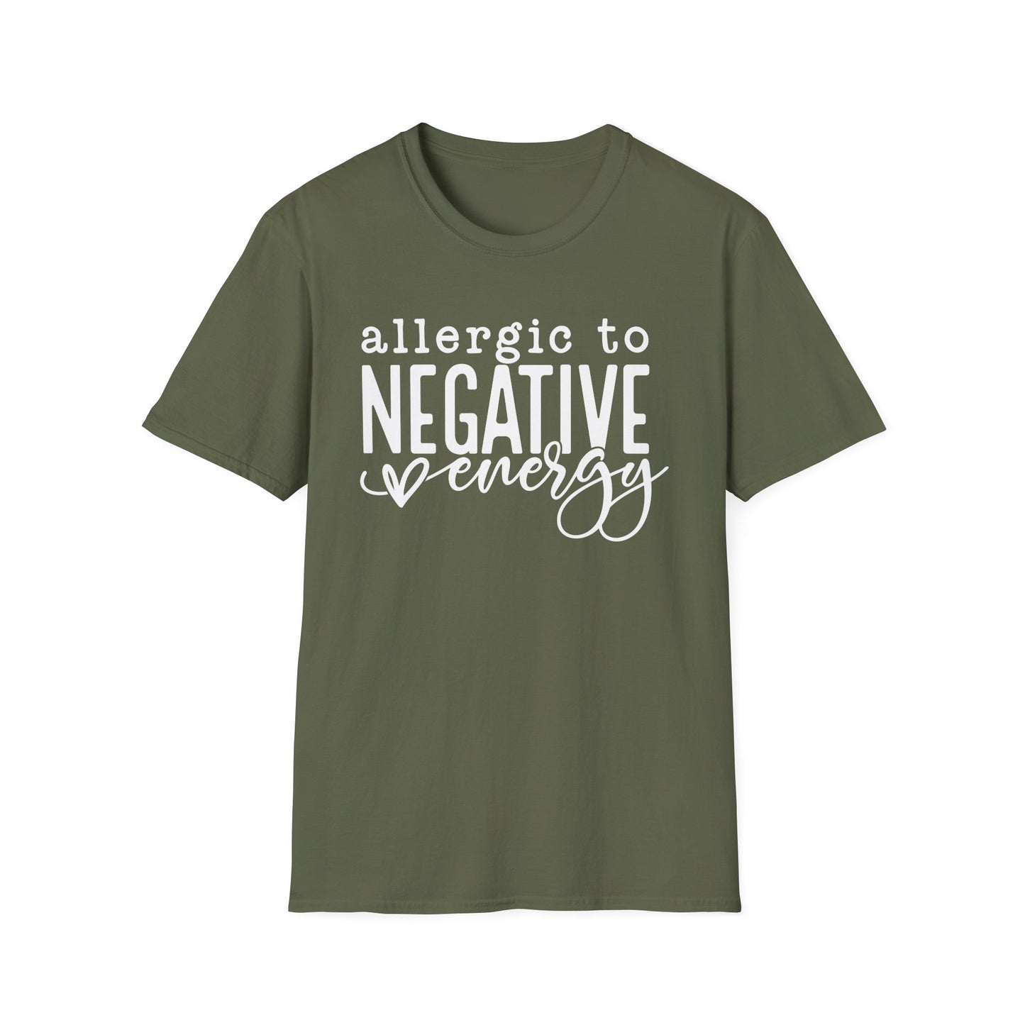 Allergic to Negative Energy Unisex Softstyle T-Shirt