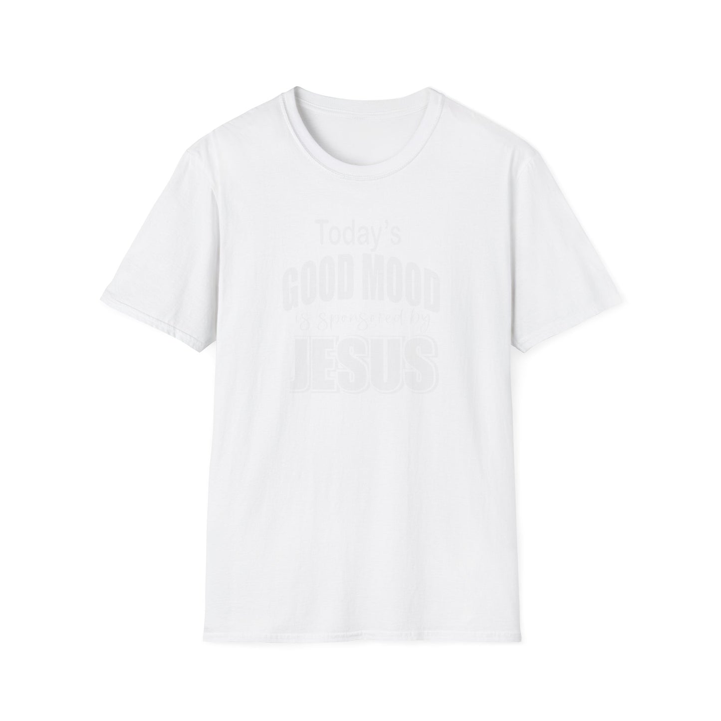 Christian Graphic T-Shirt — "Today's Good Mood: Jesus" Inspirational Faith Tee