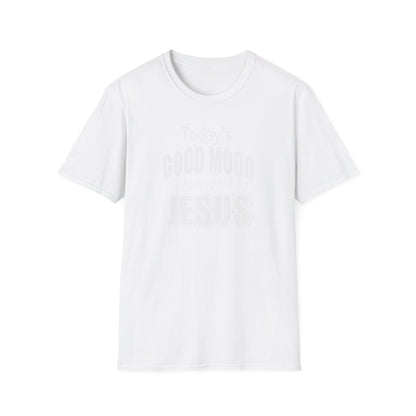Christian Graphic T-Shirt — "Today's Good Mood: Jesus" Inspirational Faith Tee