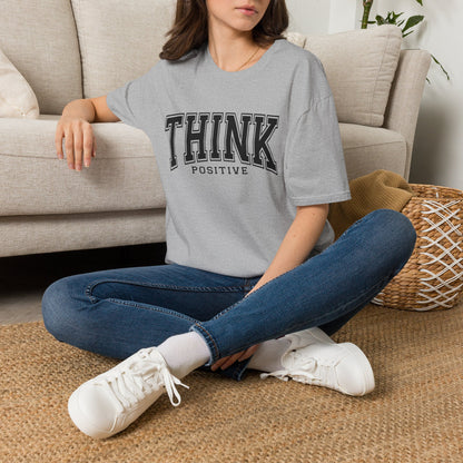 Think Positive T-Shirt — Inspirational Motivational Graphic Tee