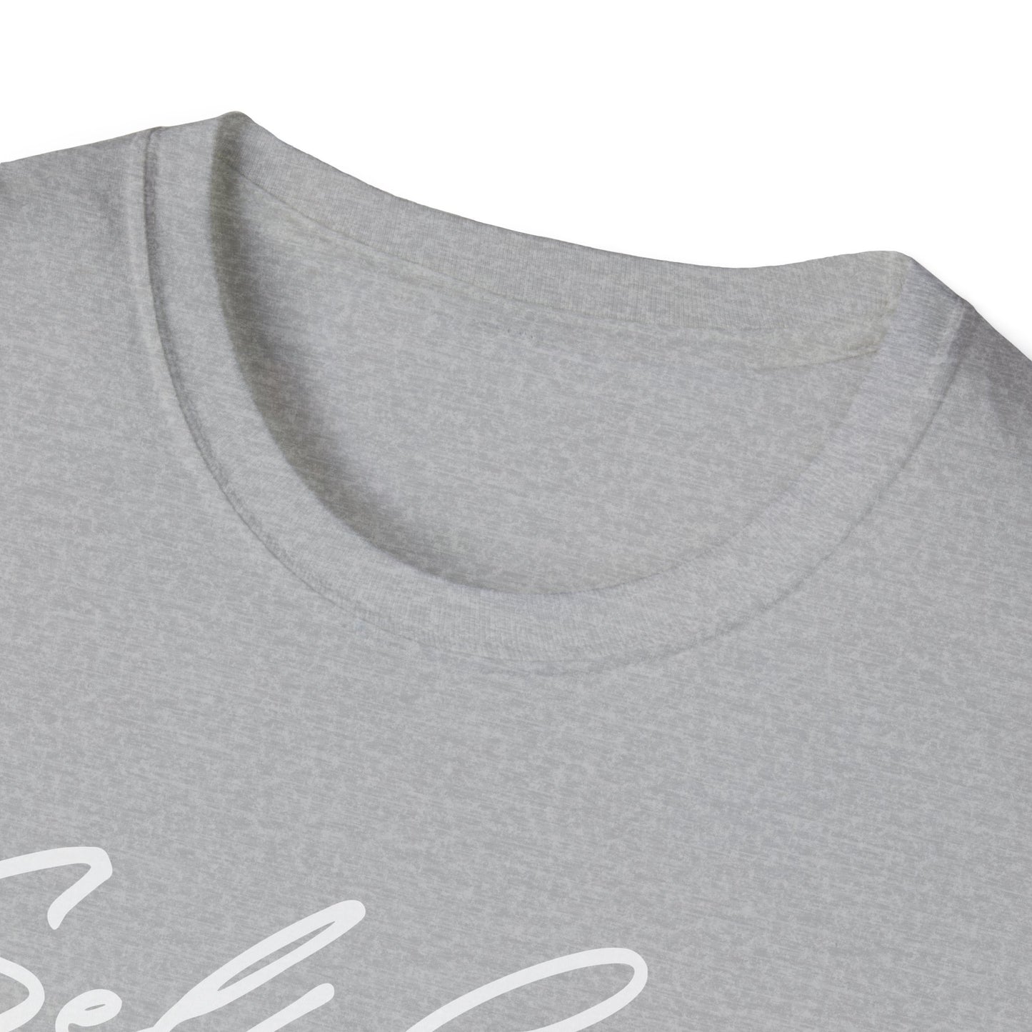 Love Script T-Shirt — Handwritten Navy Love Graphic Tee