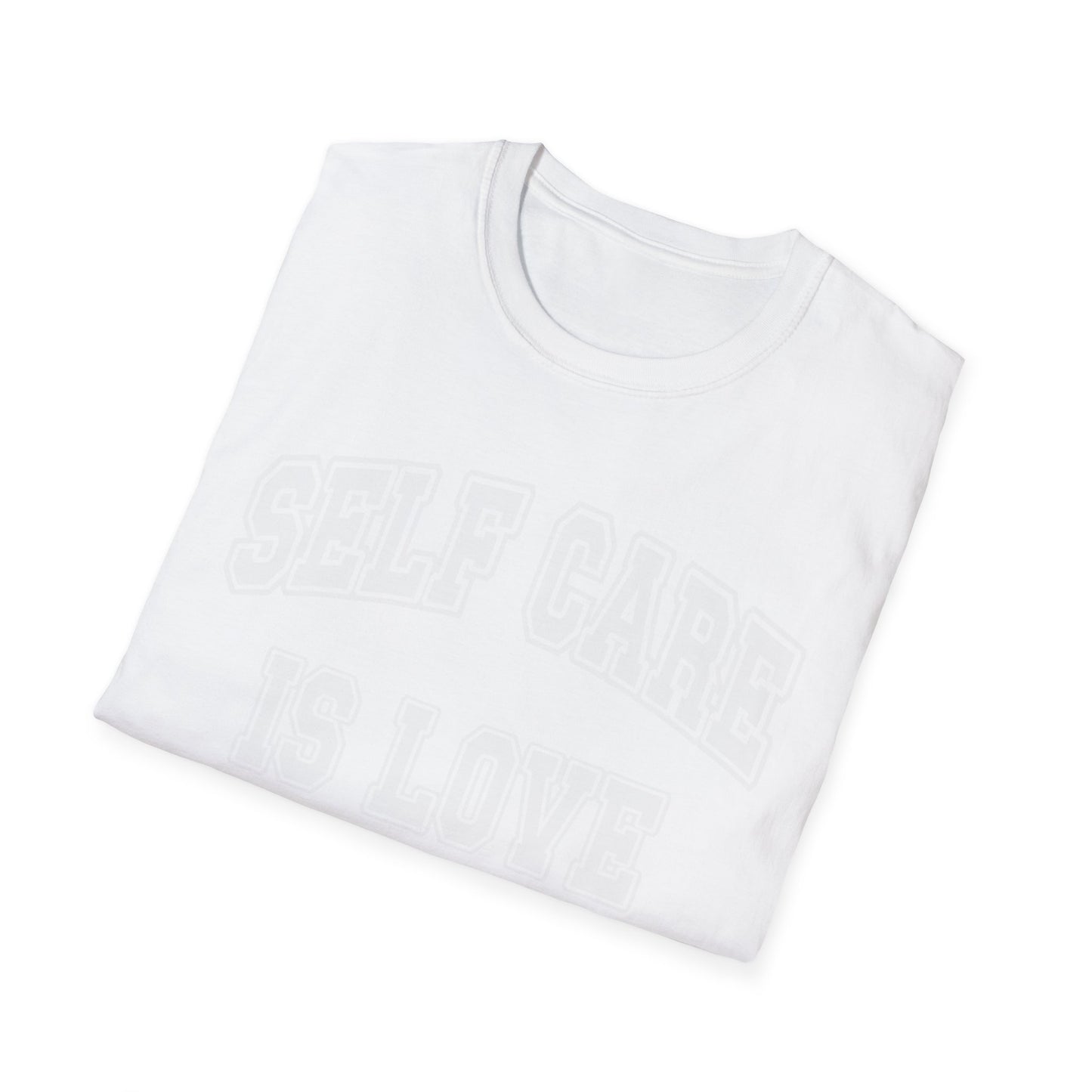 Self Care Is Love T-Shirt — Minimal Wellness Tee