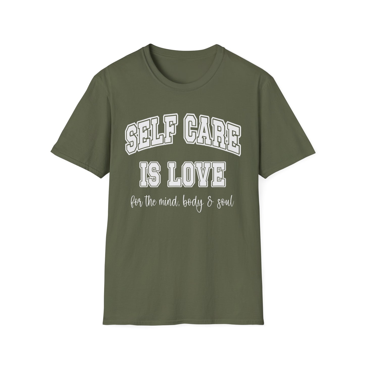 Self Care Is Love T-Shirt — Minimal Wellness Tee