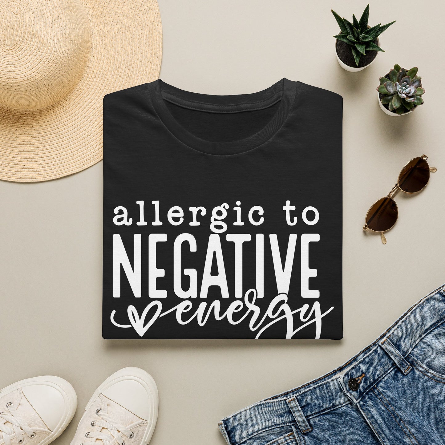 Allergic to Negative Energy Unisex Softstyle T-Shirt