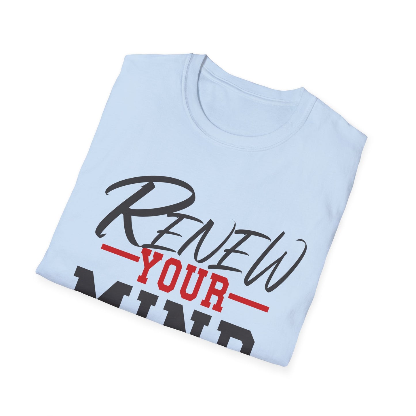 Renew Your Mind T-Shirt — "Self Care Is Love" Inspirational Mental Health Tee