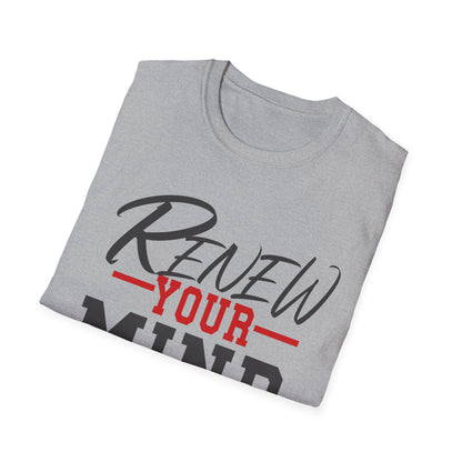 Renew Your Mind T-Shirt — "Self Care Is Love" Inspirational Mental Health Tee