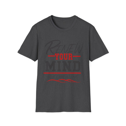 Renew Your Mind T-Shirt — "Self Care Is Love" Inspirational Mental Health Tee