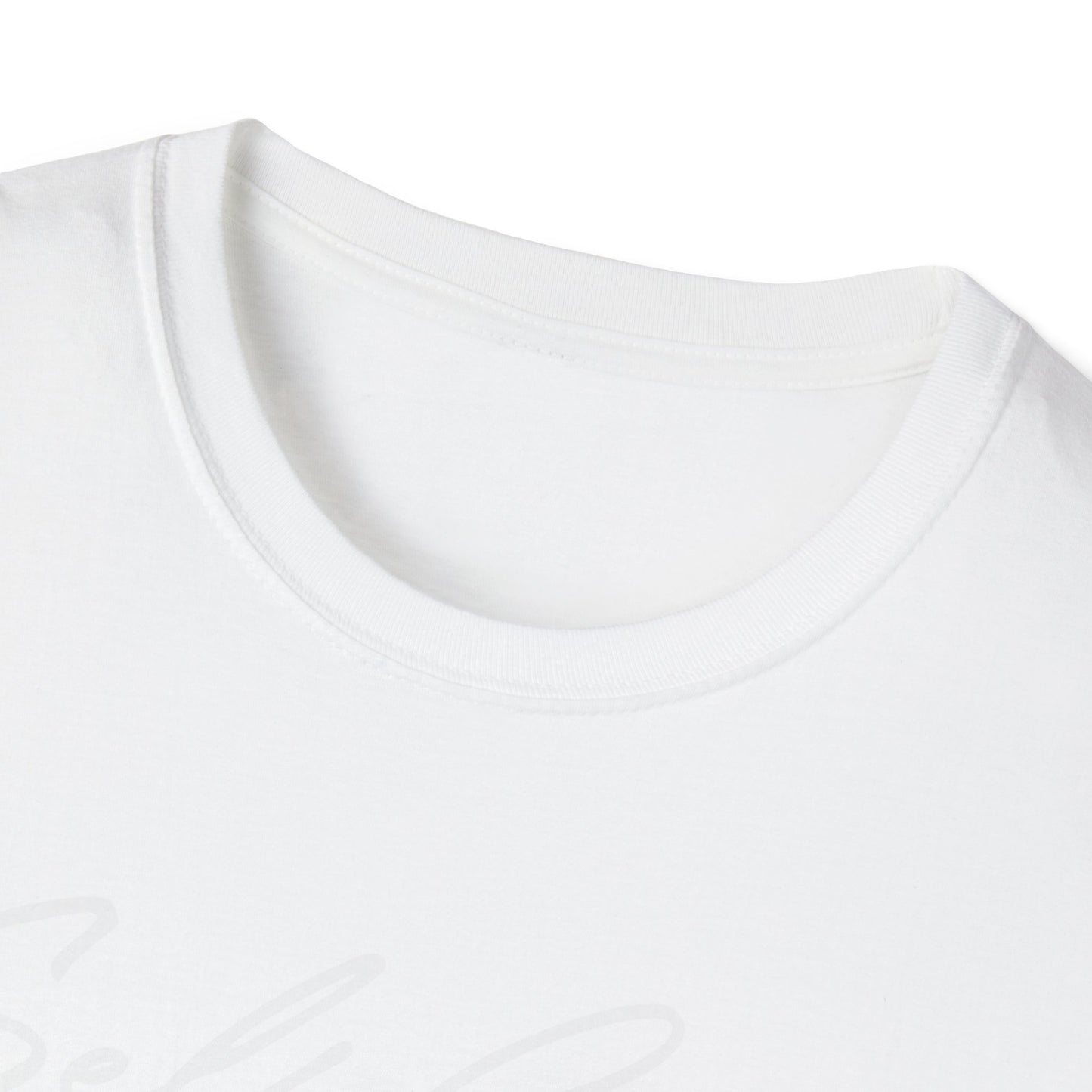 Love Script T-Shirt — Handwritten Navy Love Graphic Tee