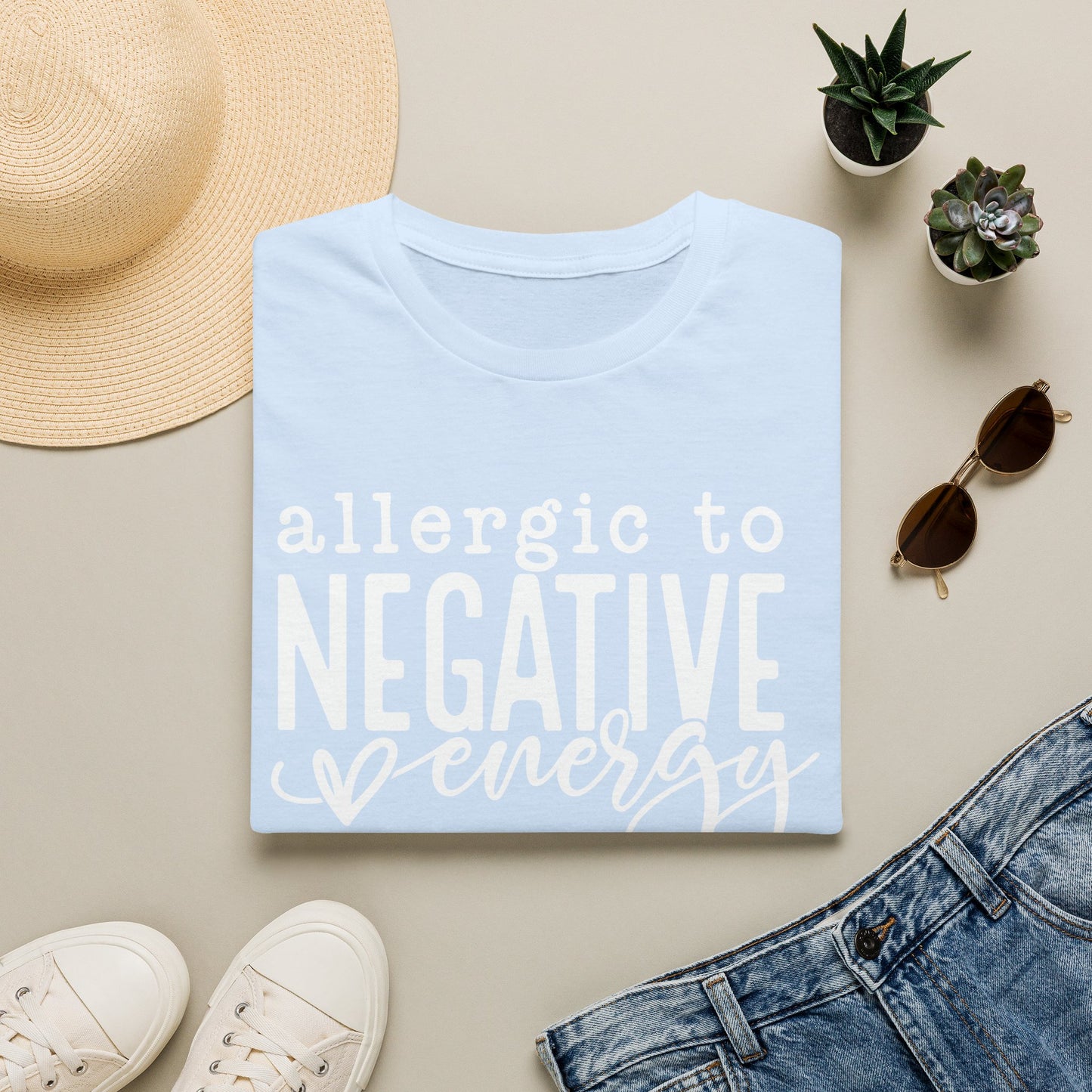 Allergic to Negative Energy Unisex Softstyle T-Shirt