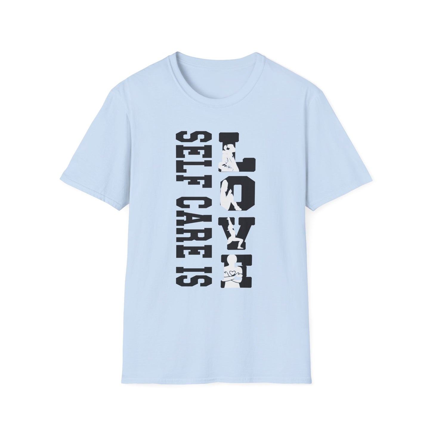 Self Care Is Love Vertical Graphic T-Shirt