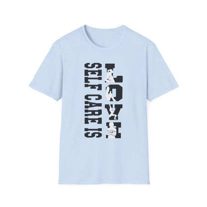 Self Care Is Love Vertical Graphic T-Shirt