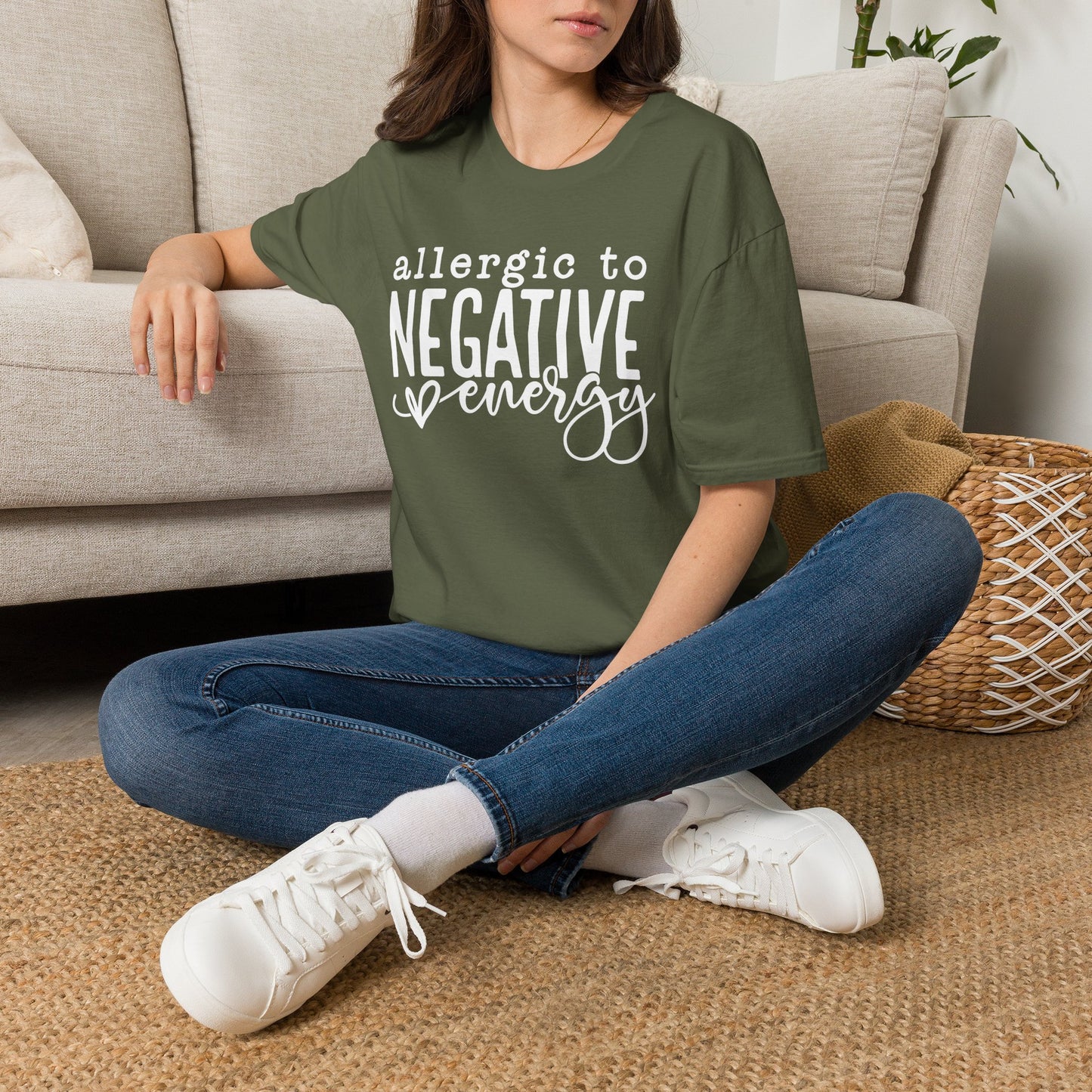 Allergic to Negative Energy Unisex Softstyle T-Shirt