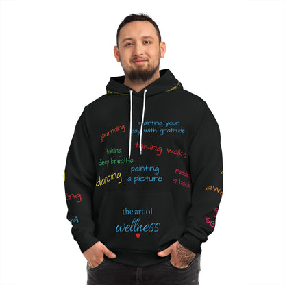 Wellness Words Hoodie — The Art of Wellness Self-Care Pullover