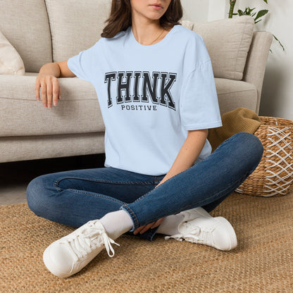 Think Positive T-Shirt — Inspirational Motivational Graphic Tee