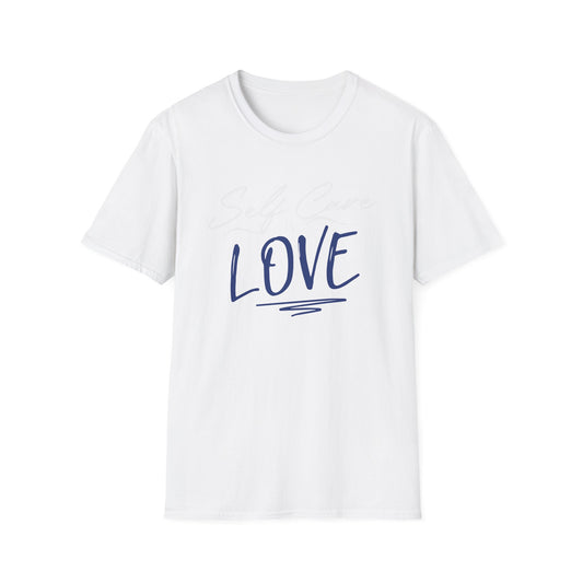 Love Script T-Shirt — Handwritten Navy Love Graphic Tee