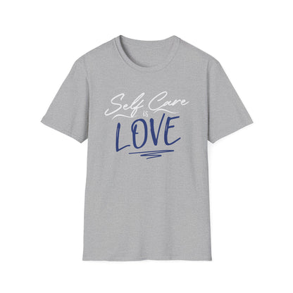 Love Script T-Shirt — Handwritten Navy Love Graphic Tee