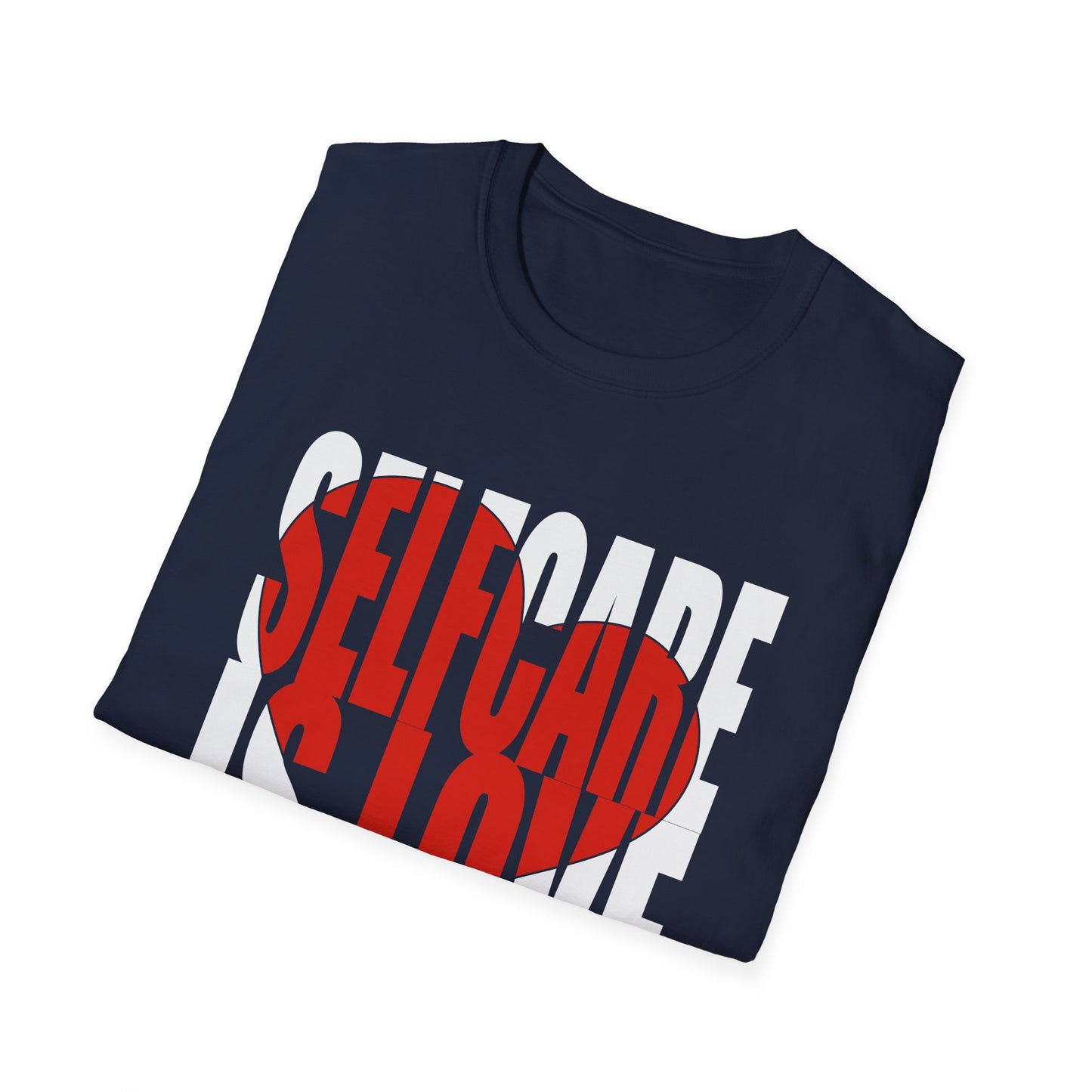 Self-Love Heart T-Shirt — Red Typography Valentine Tee