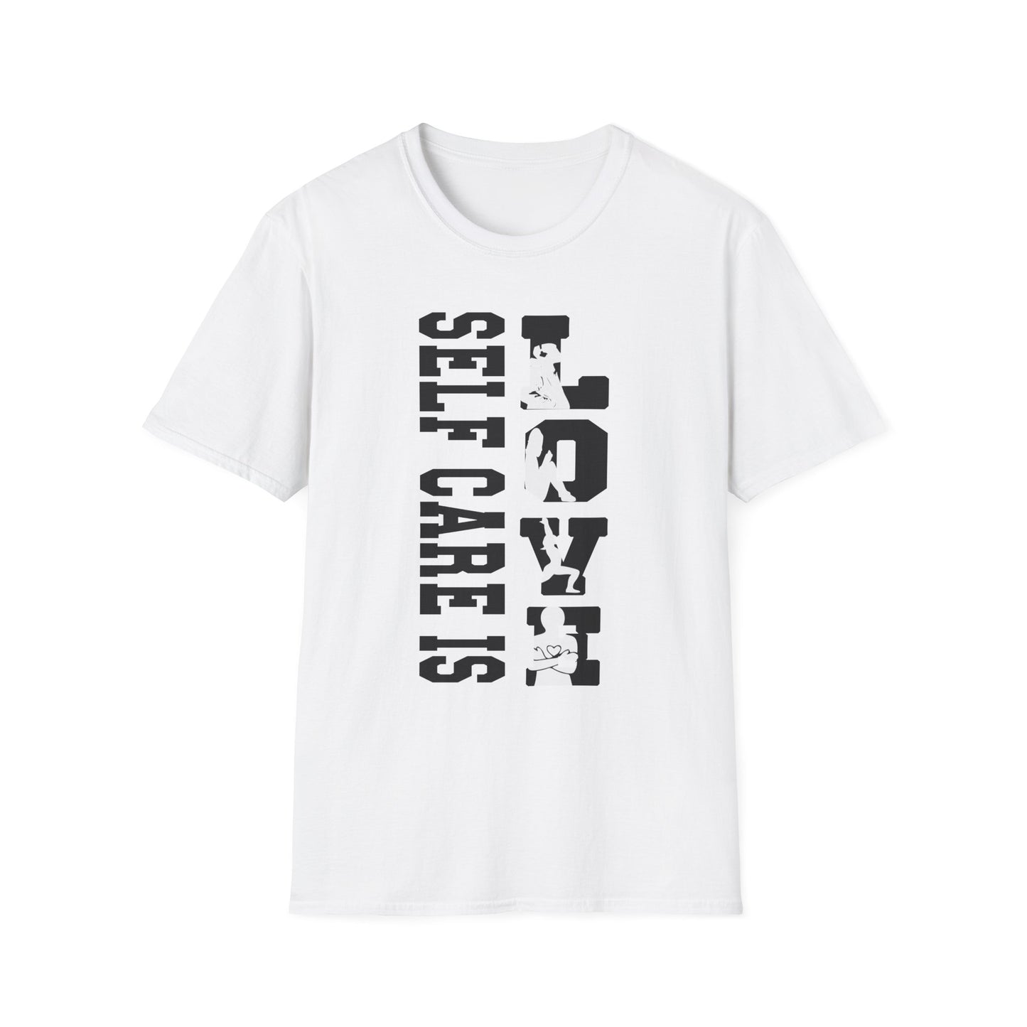 Self Care Is Love Vertical Graphic T-Shirt