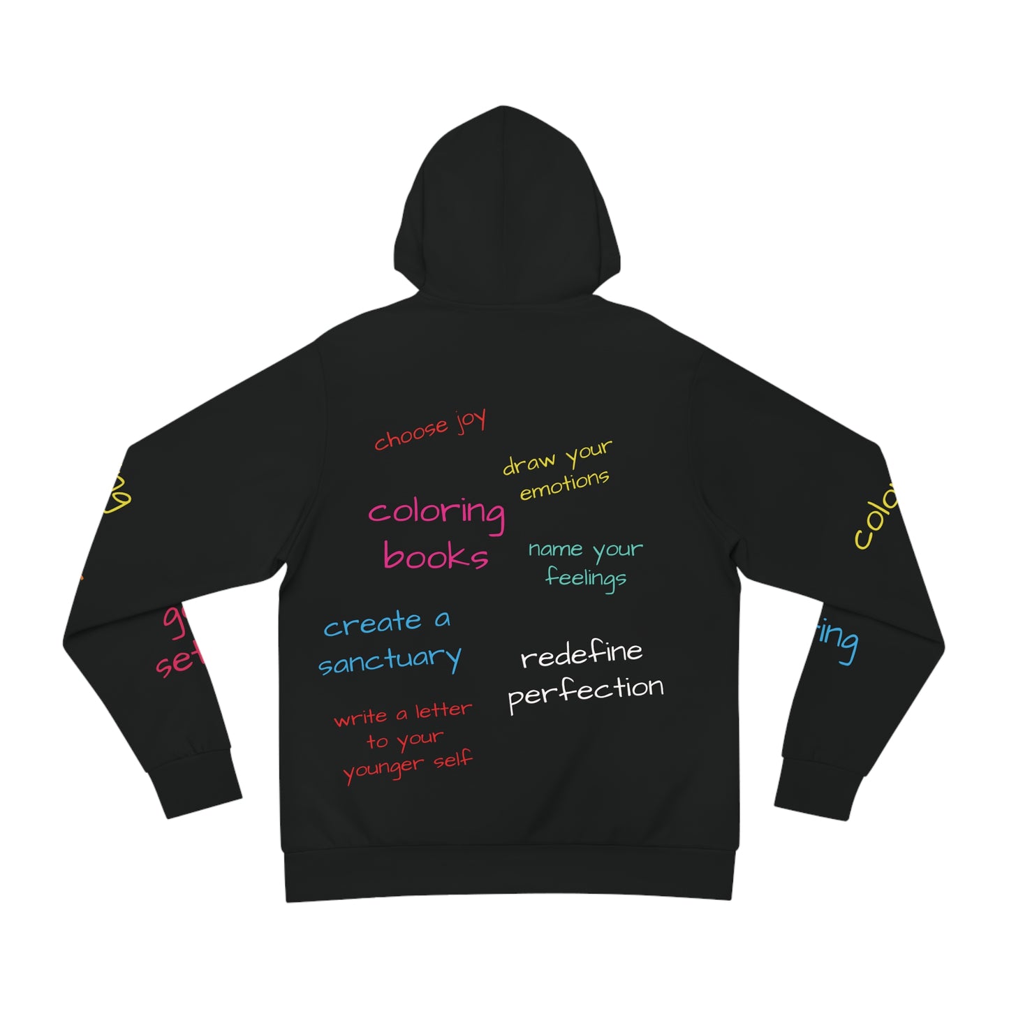 Wellness Words Hoodie — The Art of Wellness Self-Care Pullover