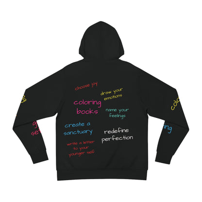 Wellness Words Hoodie — The Art of Wellness Self-Care Pullover