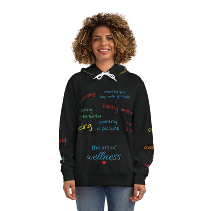Wellness Words Hoodie — The Art of Wellness Self-Care Pullover