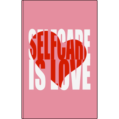 Journal — "Selfcare Is Love" Vegan Leather Engraved Notebook