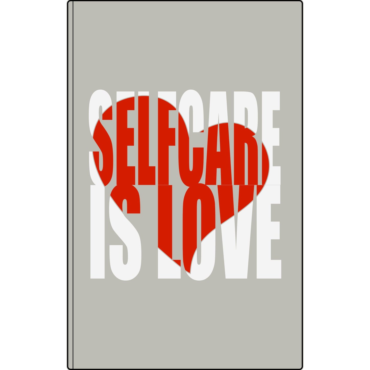 Journal — "Selfcare Is Love" Vegan Leather Engraved Notebook