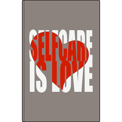 Journal — "Selfcare Is Love" Vegan Leather Engraved Notebook