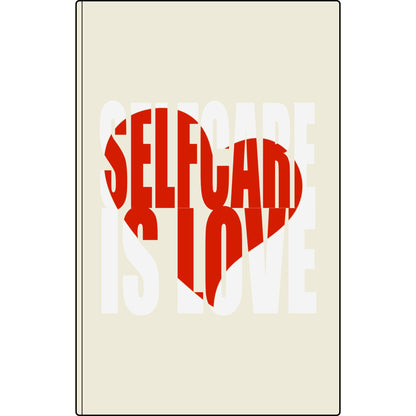 Journal — "Selfcare Is Love" Vegan Leather Engraved Notebook
