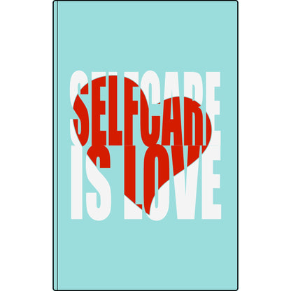 Journal — "Selfcare Is Love" Vegan Leather Engraved Notebook