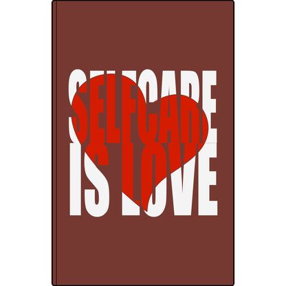 Journal — "Selfcare Is Love" Vegan Leather Engraved Notebook