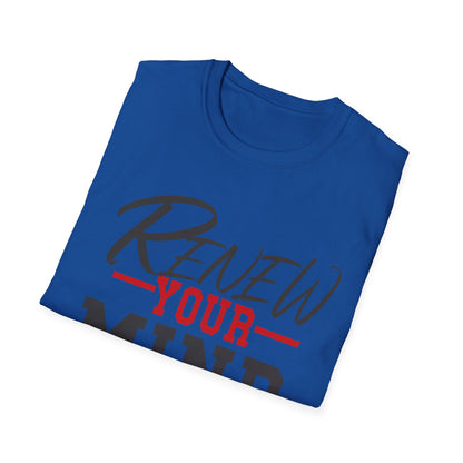 Renew Your Mind T-Shirt — "Self Care Is Love" Inspirational Mental Health Tee