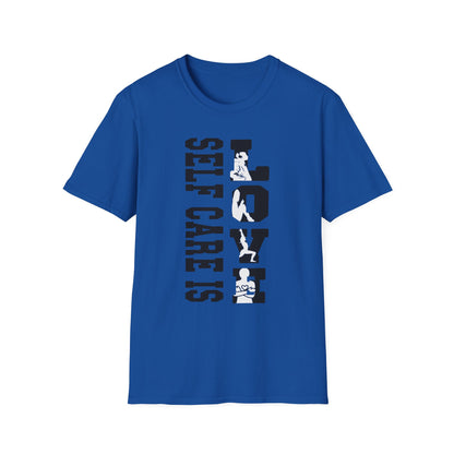 Self Care Is Love Vertical Graphic T-Shirt