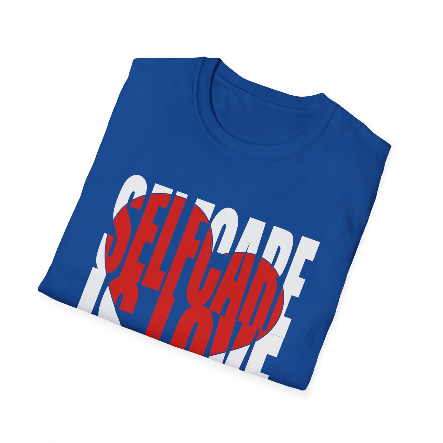Self-Love Heart T-Shirt — Red Typography Valentine Tee