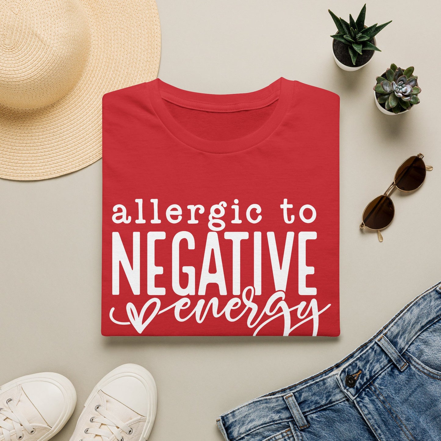 Allergic to Negative Energy Unisex Softstyle T-Shirt