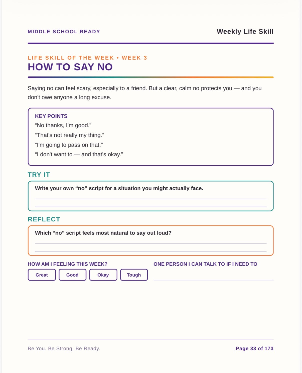Middle School Ready: My 6th Grade Success Digital Planner