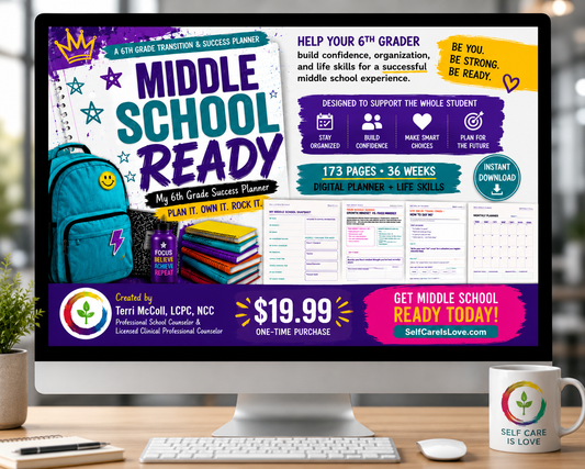 Middle School Ready: My 6th Grade Success Digital Planner