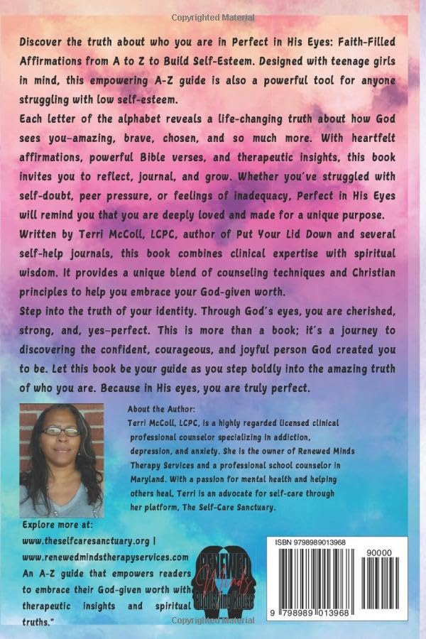 Perfect In His Eyes: Faith- Filled Affirmations from A to Z to Build Self-Esteem