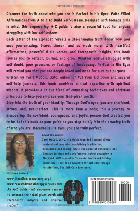 Perfect In His Eyes: Faith- Filled Affirmations from A to Z to Build Self-Esteem